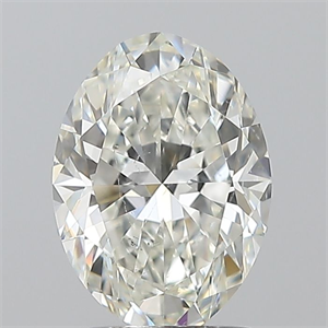 Picture of Natural Diamond 1.50 Carats, Oval with  Cut, I Color, SI1 Clarity and Certified by GIA