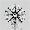 Natural Diamond 1.57 Carats, Round with Excellent Cut, I Color, IF Clarity and Certified by HRD