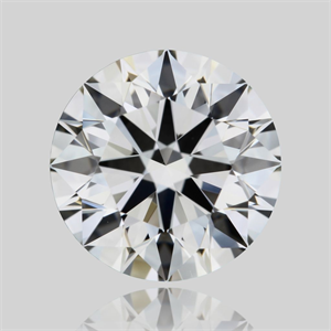Picture of Natural Diamond 1.57 Carats, Round with Excellent Cut, I Color, IF Clarity and Certified by HRD