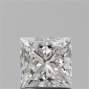 Picture of Natural Diamond 1.02 Carats, Princess with  Cut, G Color, VS1 Clarity and Certified by GIA