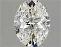 Natural Diamond 0.90 Carats, Oval with  Cut, H Color, IF Clarity and Certified by GIA