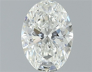 Picture of Natural Diamond 0.50 Carats, Oval with  Cut, I Color, SI1 Clarity and Certified by GIA