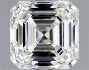 Picture of Natural Diamond 3.03 Carats, Asscher with  Cut, F Color, VVS1 Clarity and Certified by GIA