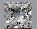 Natural Diamond 1.01 Carats, Princess with  Cut, I Color, VS2 Clarity and Certified by GIA