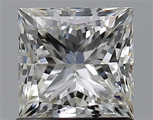 Picture of Natural Diamond 1.01 Carats, Princess with  Cut, I Color, VS2 Clarity and Certified by GIA