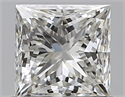 Natural Diamond 0.70 Carats, Princess with  Cut, H Color, VS1 Clarity and Certified by GIA