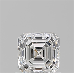 Foto Diamante Natural 0.74 quilates, Asscher , Color E, claridad SI1 y certificado GIA de