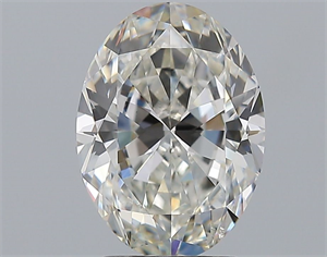 Foto Diamante Natural 3.01 quilates, Ovalado , Color I, claridad SI1 y certificado GIA de