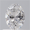 Natural Diamond 0.41 Carats, Oval with  Cut, D Color, VS1 Clarity and Certified by GIA