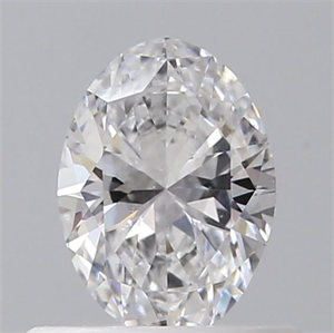 Picture of Natural Diamond 0.41 Carats, Oval with  Cut, D Color, VS1 Clarity and Certified by GIA
