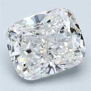 Picture of Natural Diamond 4.01 Carats, Cushion with  Cut, H Color, VS2 Clarity and Certified by GIA