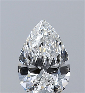 Foto Diamante Natural 0.30 quilates, De pera , Color F, claridad VS1 y certificado GIA de