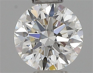 Picture of Natural Diamond 0.40 Carats, Round with Excellent Cut, H Color, VVS2 Clarity and Certified by GIA
