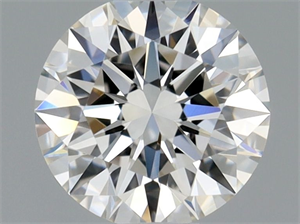Picture of Natural Diamond 0.40 Carats, Round with Excellent Cut, G Color, VS1 Clarity and Certified by GIA