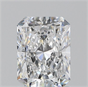 Natural Diamond 1.20 Carats, Radiant with  Cut, D Color, VVS2 Clarity and Certified by GIA