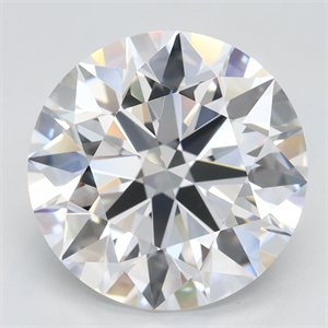 Picture of Lab Grown Diamond 4.02 Carats, Round with Excellent Cut, D Color, VVS1 Clarity and Certified by GIA