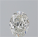 Natural Diamond 2.50 Carats, Oval with  Cut, H Color, SI1 Clarity and Certified by GIA