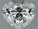 Natural Diamond 0.70 Carats, Heart with  Cut, I Color, VS2 Clarity and Certified by IGI