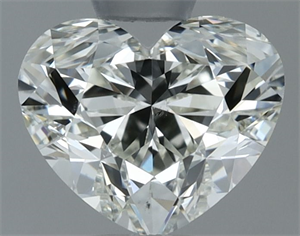 Picture of Natural Diamond 0.70 Carats, Heart with  Cut, I Color, VS2 Clarity and Certified by IGI
