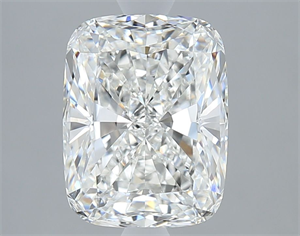 Foto Diamante Natural 2.56 quilates, Del cojín , Color F, claridad VS2 y certificado GIA de