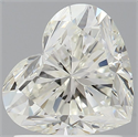 Natural Diamond 1.51 Carats, Heart with  Cut, H Color, VS2 Clarity and Certified by IGI