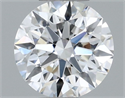 Diamante Natural 0.50 quilates, Redondo , Color G, claridad VS2 y certificado GIA
