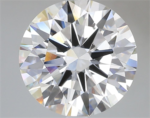 Picture of Lab Grown Diamond 5.07 Carats, Round with Ideal Cut, E Color, VVS2 Clarity and Certified by IGI