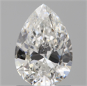Natural Diamond 1.00 Carats, Pear with  Cut, G Color, SI2 Clarity and Certified by GIA
