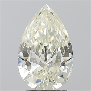 Picture of Natural Diamond 2.03 Carats, Pear with  Cut, L Color, SI2 Clarity and Certified by GIA