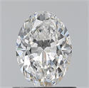 Natural Diamond 0.70 Carats, Oval with  Cut, E Color, VVS1 Clarity and Certified by GIA