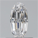 Natural Diamond 0.52 Carats, Oval with  Cut, D Color, VS2 Clarity and Certified by GIA