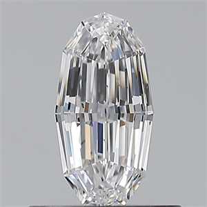 Picture of Natural Diamond 0.52 Carats, Oval with  Cut, D Color, VS2 Clarity and Certified by GIA