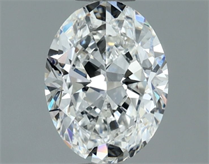 Foto Diamante Natural 1.00 quilates, Ovalado , Color F, claridad VS2 y certificado GIA de