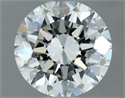 Natural Diamond 0.91 Carats, Round with Excellent Cut, H Color, VS2 Clarity and Certified by IGI