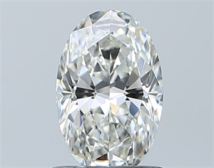 Picture of Natural Diamond 0.90 Carats, Oval with  Cut, H Color, VVS2 Clarity and Certified by GIA