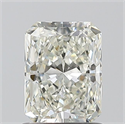 Natural Diamond 1.01 Carats, Radiant with  Cut, K Color, VVS1 Clarity and Certified by GIA