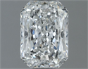 Natural Diamond 1.01 Carats, Radiant with  Cut, G Color, SI2 Clarity and Certified by GIA