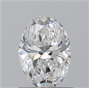 Diamante Natural 0.90 quilates, Ovalado , Color F, claridad VS2 y certificado GIA