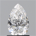 Natural Diamond 0.75 Carats, Pear with  Cut, E Color, VS1 Clarity and Certified by GIA