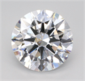 Lab Grown Diamond 4.01 Carats, Round with Ideal Cut, E Color, VS2 Clarity and Certified by IGI
