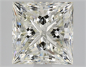 Diamante Natural 3.01 quilates, Princesa , Color J, claridad VS1 y certificado HRD