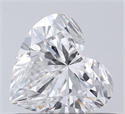Natural Diamond 0.50 Carats, Heart with  Cut, E Color, SI2 Clarity and Certified by GIA