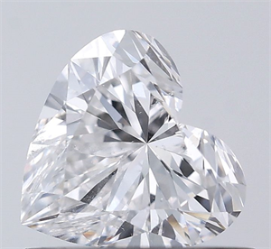 Picture of Natural Diamond 0.50 Carats, Heart with  Cut, E Color, SI2 Clarity and Certified by GIA