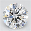 Lab Grown Diamond 3.05 Carats, Round with Ideal Cut, D Color, IF Clarity and Certified by IGI
