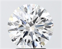 Lab Grown Diamond 3.54 Carats, Round with Ideal Cut, E Color, VVS1 Clarity and Certified by IGI