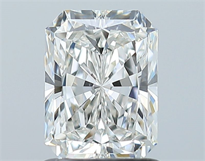 Picture of Natural Diamond 1.21 Carats, Radiant with  Cut, H Color, VS2 Clarity and Certified by GIA