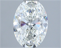 Natural Diamond 1.21 Carats, Oval with  Cut, H Color, VVS1 Clarity and Certified by IGI
