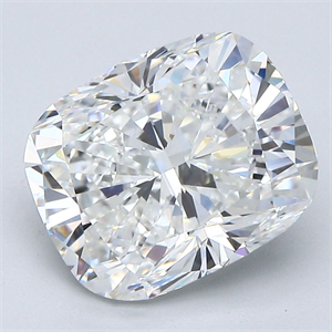 Foto Diamante Natural 4.01 quilates, Del cojín , Color F, claridad VS1 y certificado GIA de