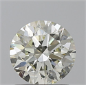 Natural Diamond 1.30 Carats, Round with Excellent Cut, K Color, SI1 Clarity and Certified by IGI