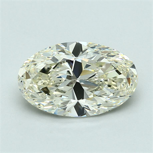 Foto Diamante Natural 3.02 quilates, Ovalado , Color L, claridad VS2 y certificado GIA de